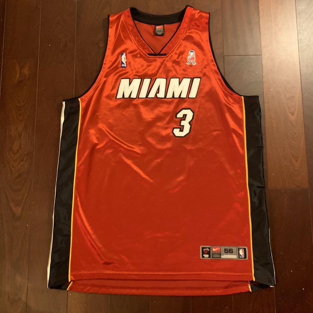 Miami Heat Dwayne Wade Jersey sz 56